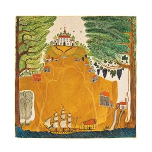 Spring sale!100% Mulberry silk Art scarf  - The Plantation - 16 momme high quality silk scarf, 20 inches x 20 inches square scarf