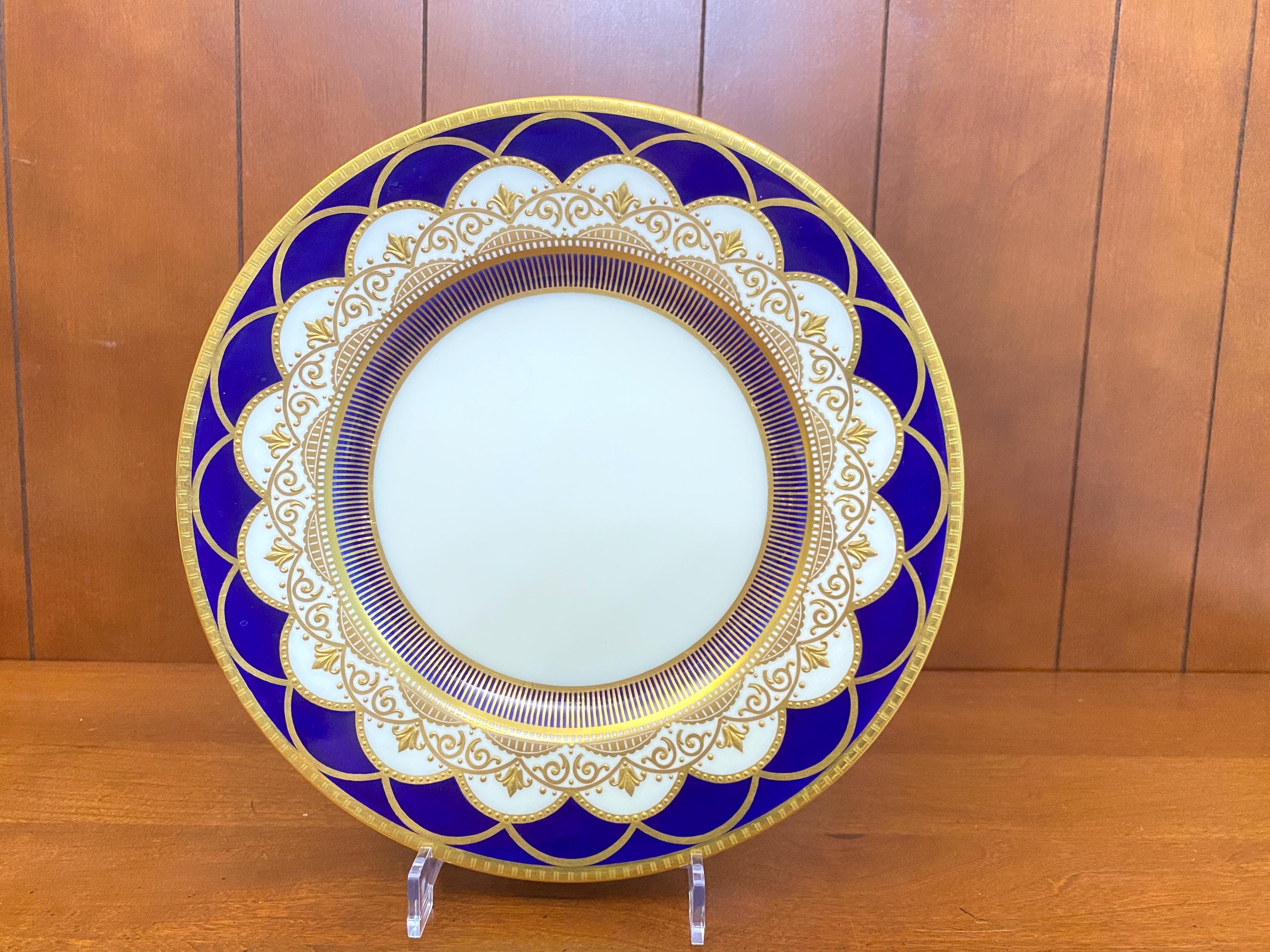 Minton Cobalt Blue and Gold - Etsy