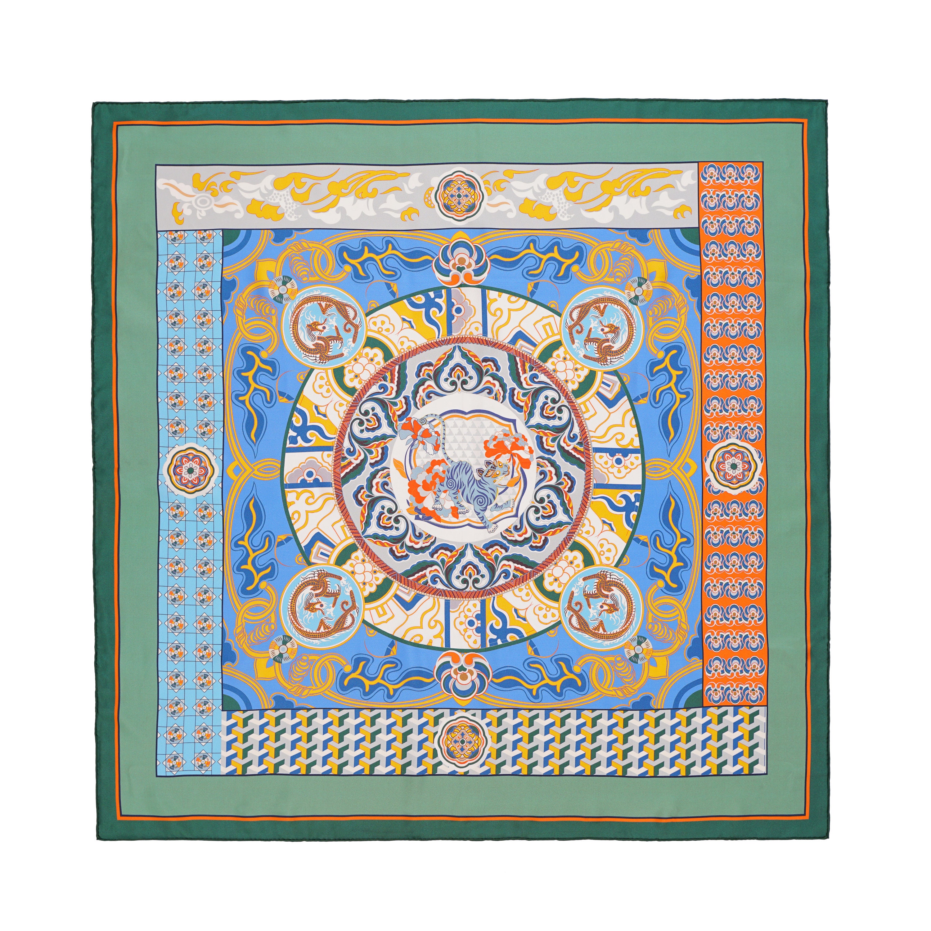 M*N様 【美品】maatee&sons Washable Silk Borde Mulberry Park Silks Deluxe 22 Momme Pure Silk Pillowcase