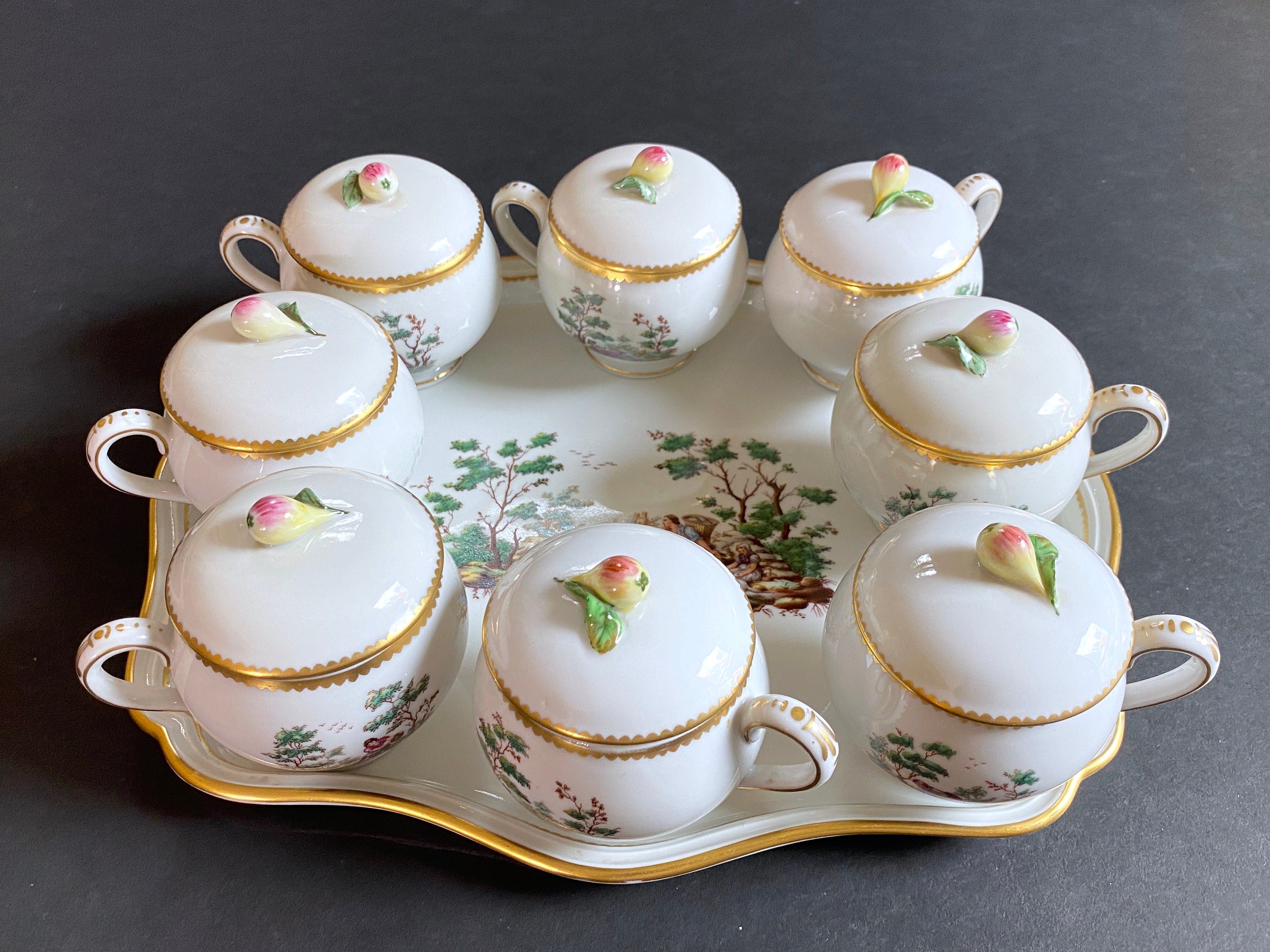 ジノリManifattura di Laveno ハーブスーププレート新品未使用 ジノリManifattura di Laveno ハーブ 23スーププレート×3 Laveno