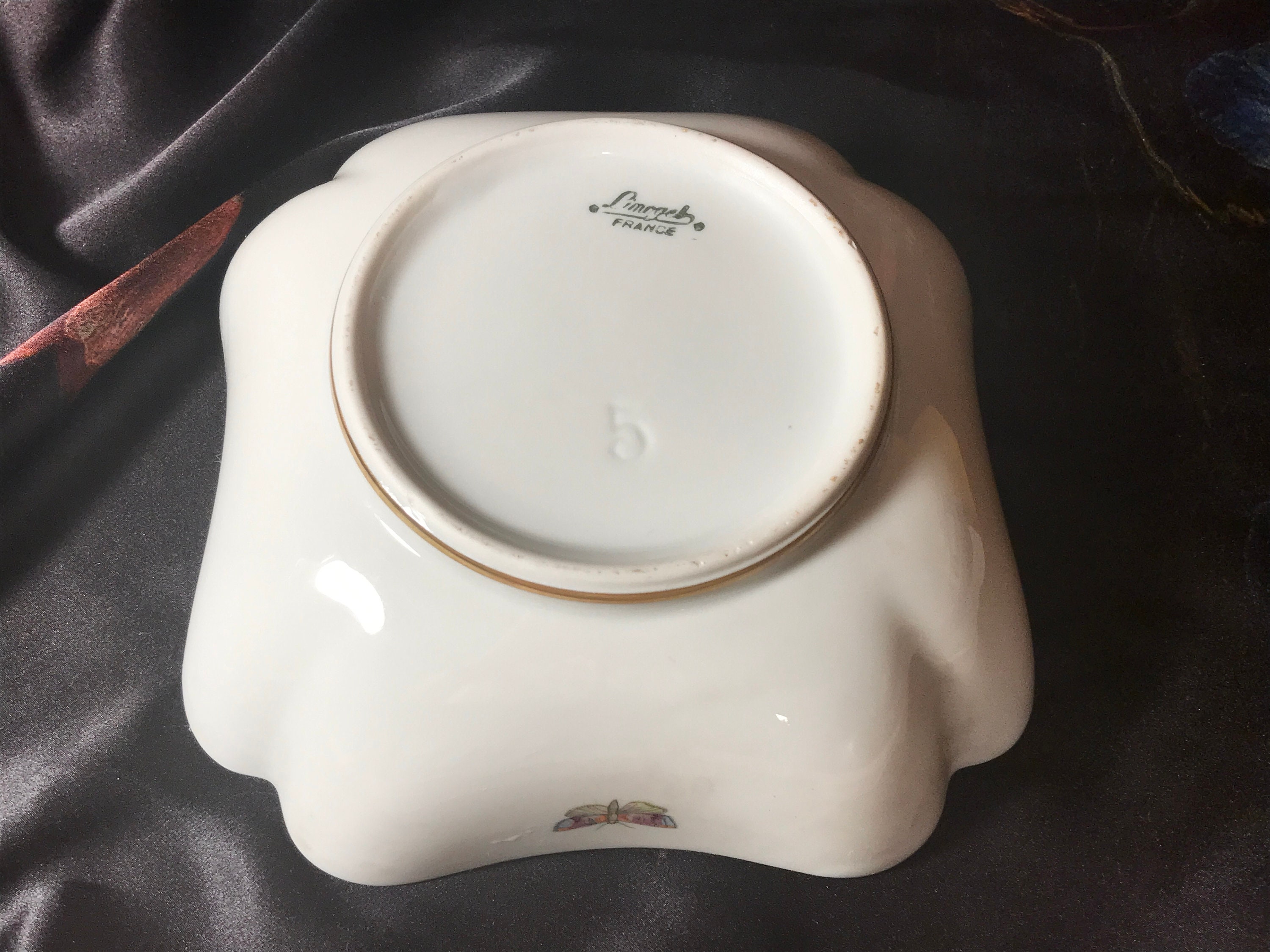 Set of 3 B & C Limoges Decorative Dishes Floral Dish Etsy Australia