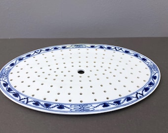 ヴィンテージ マイセン ブルーオニオン 灰皿 磁器、青と白の磁器
