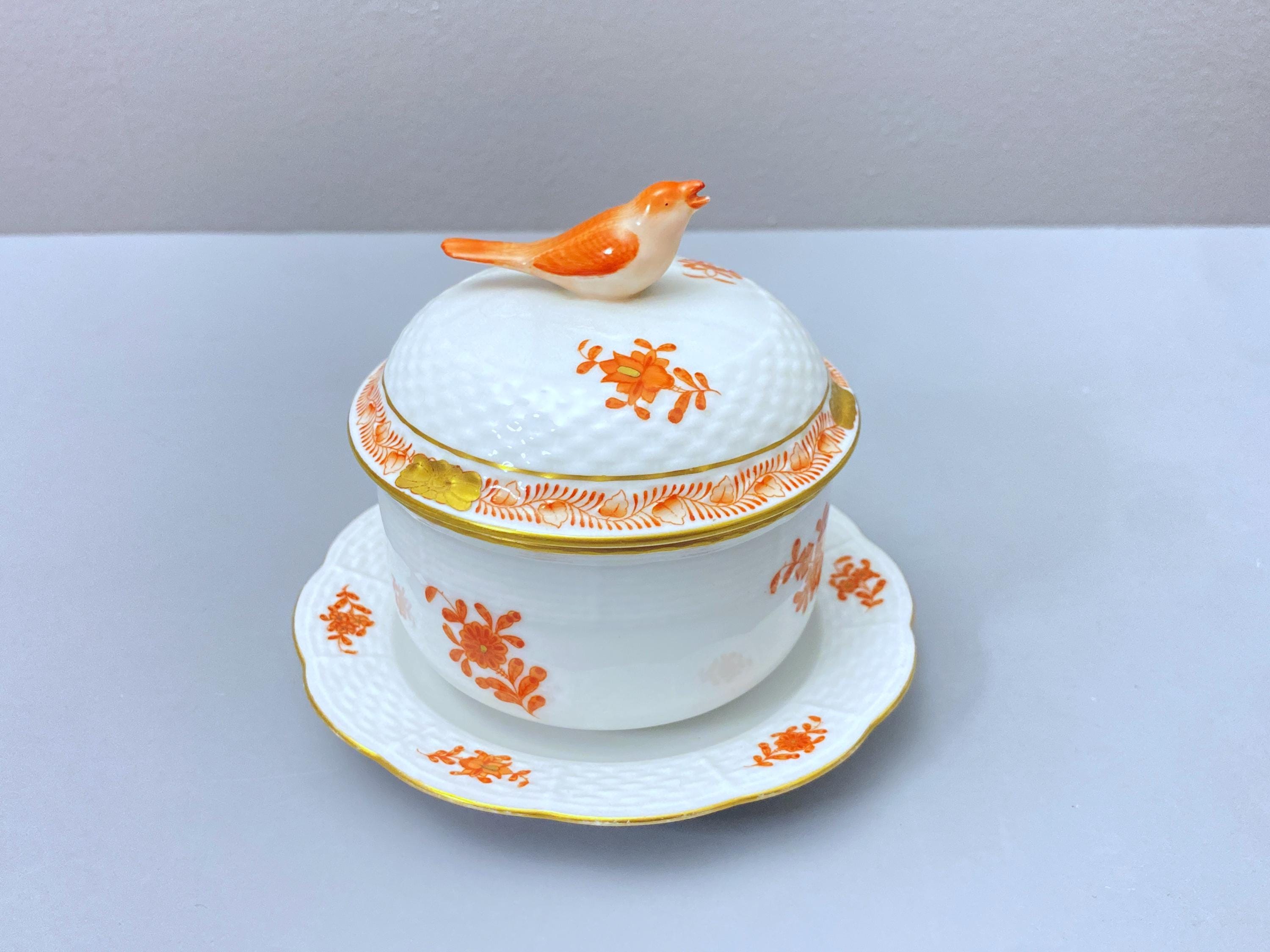 Herend Sugar Bowl - Etsy Herend Sugar Bowl - Etsy