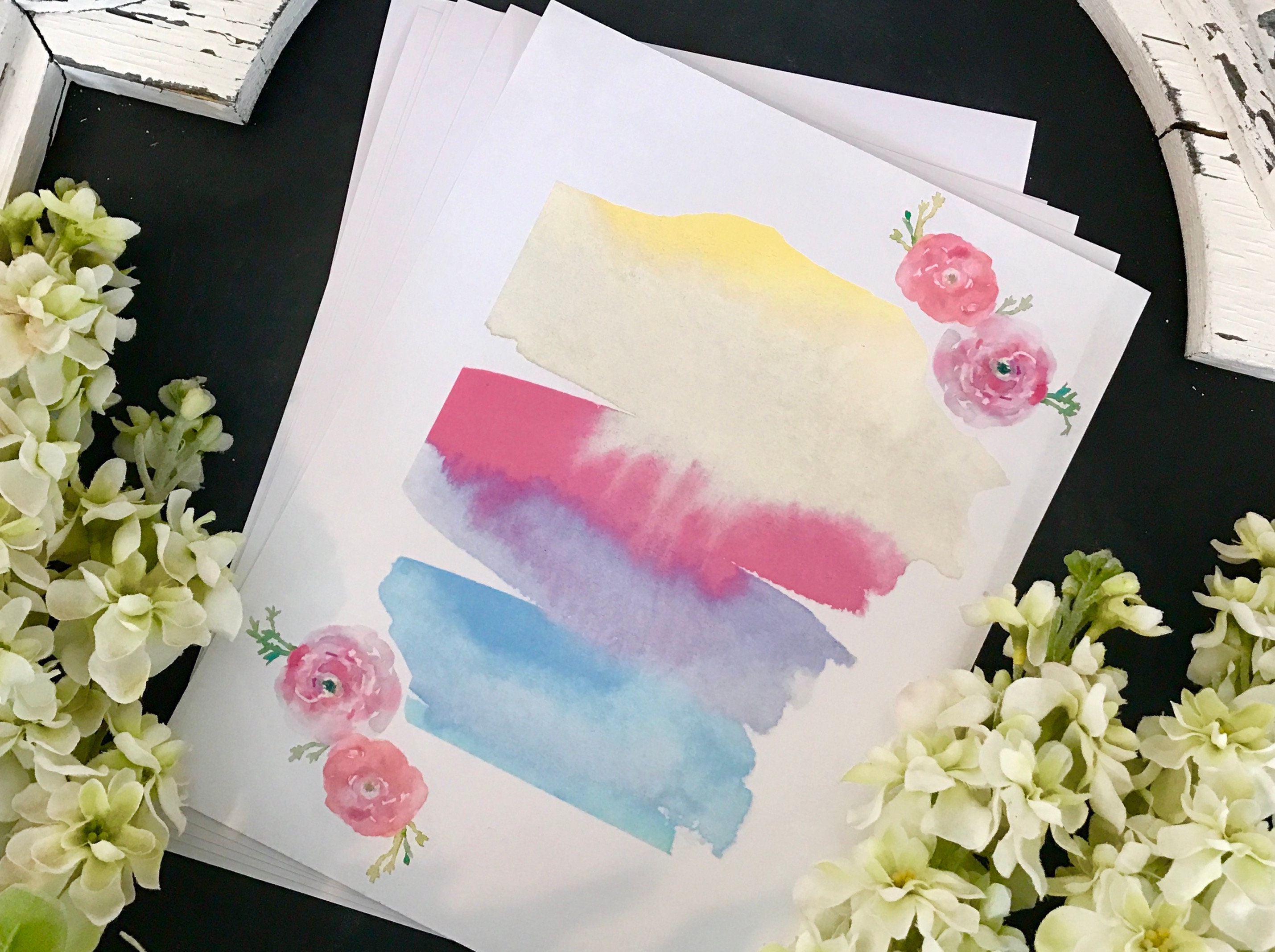 5- Sheets of INKJET PRINTABLE ADHESIVE Vinyl, Printable Vinyl 8 1/2 X ...