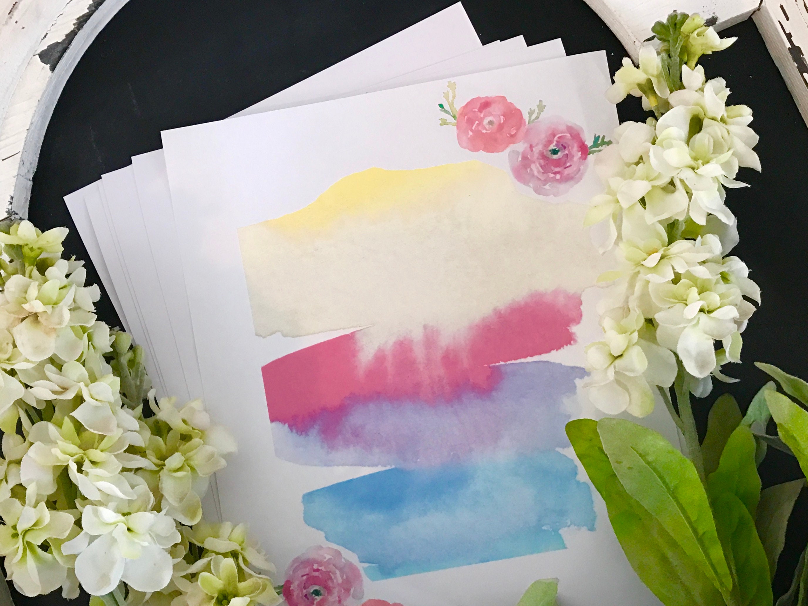5- Sheets of INKJET PRINTABLE ADHESIVE Vinyl, Printable Vinyl 8 1/2 X ...
