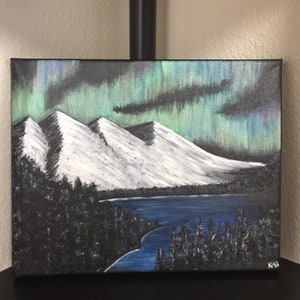 Northern Lights Painting