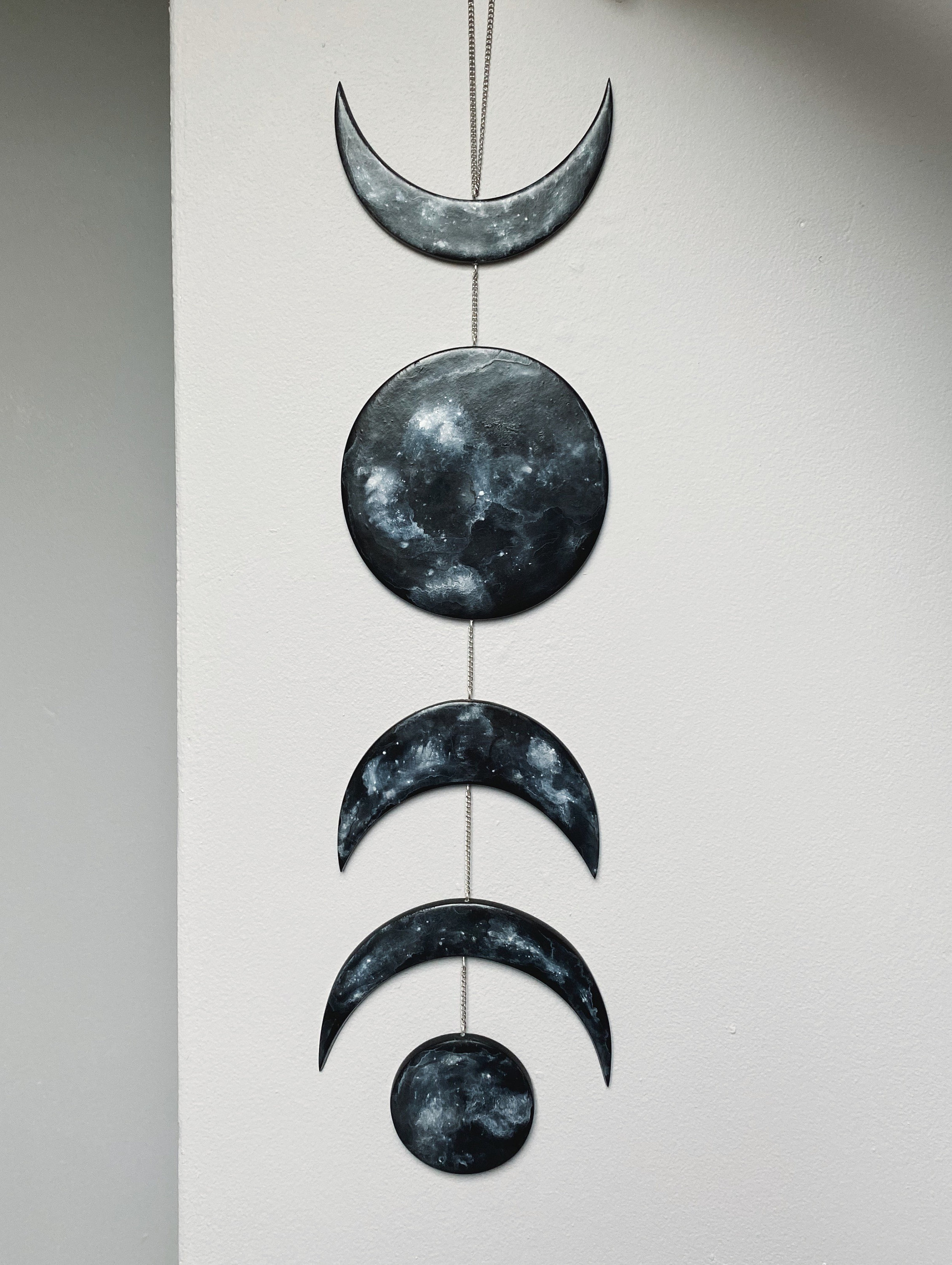Handmade Moon Phase Wall Hanging Etsy