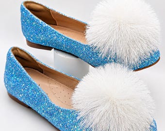 Periwinkle Winter Fairy Shoes