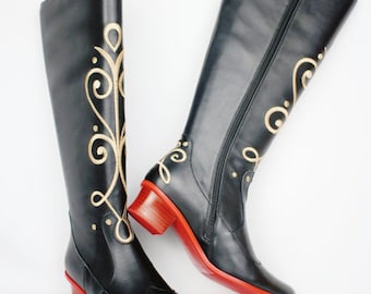 READY TO SHIP - Ice Princess F1 Park Inspired Boots