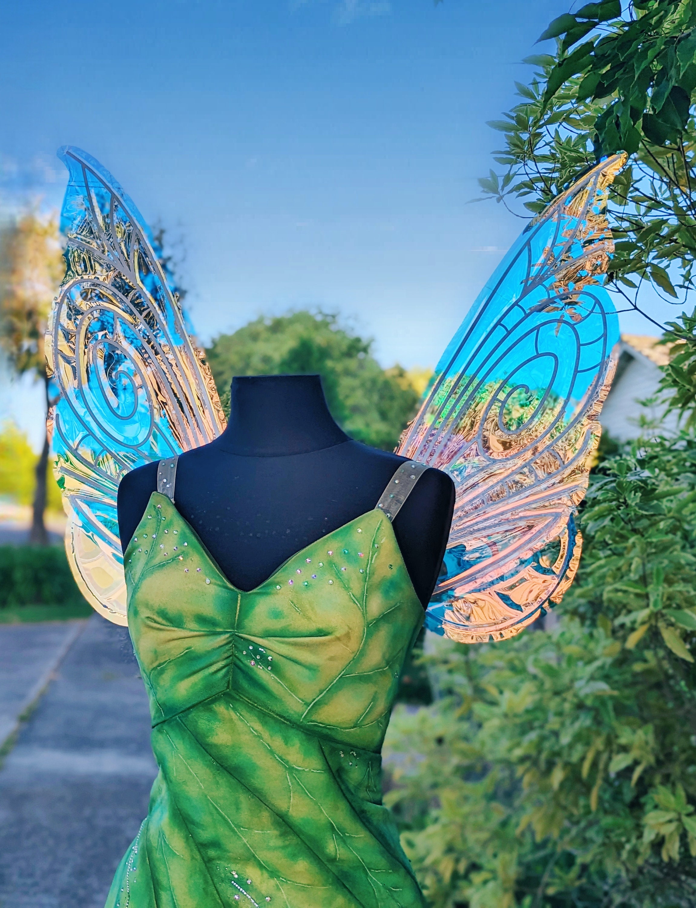 Pixie Wings  Tinkerbell Inspired Plus Size Leggings