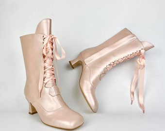 READY TO SHIP- Live Action Mermaid Pink Boots