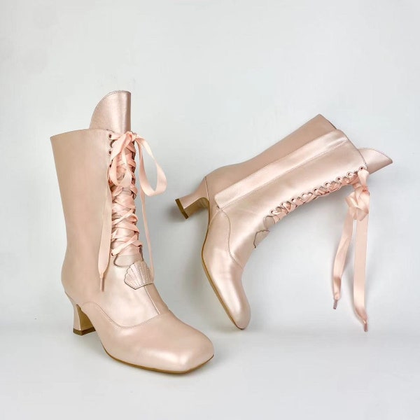 READY TO SHIP- Live Action Mermaid Pink Boots