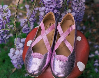 Rapunzel Inspired Metallic Shoes - Etsy