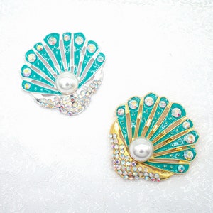 Ariel Mermaid Seashell Brooch