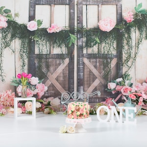 Boho Digital Backdrop Girls Birthday