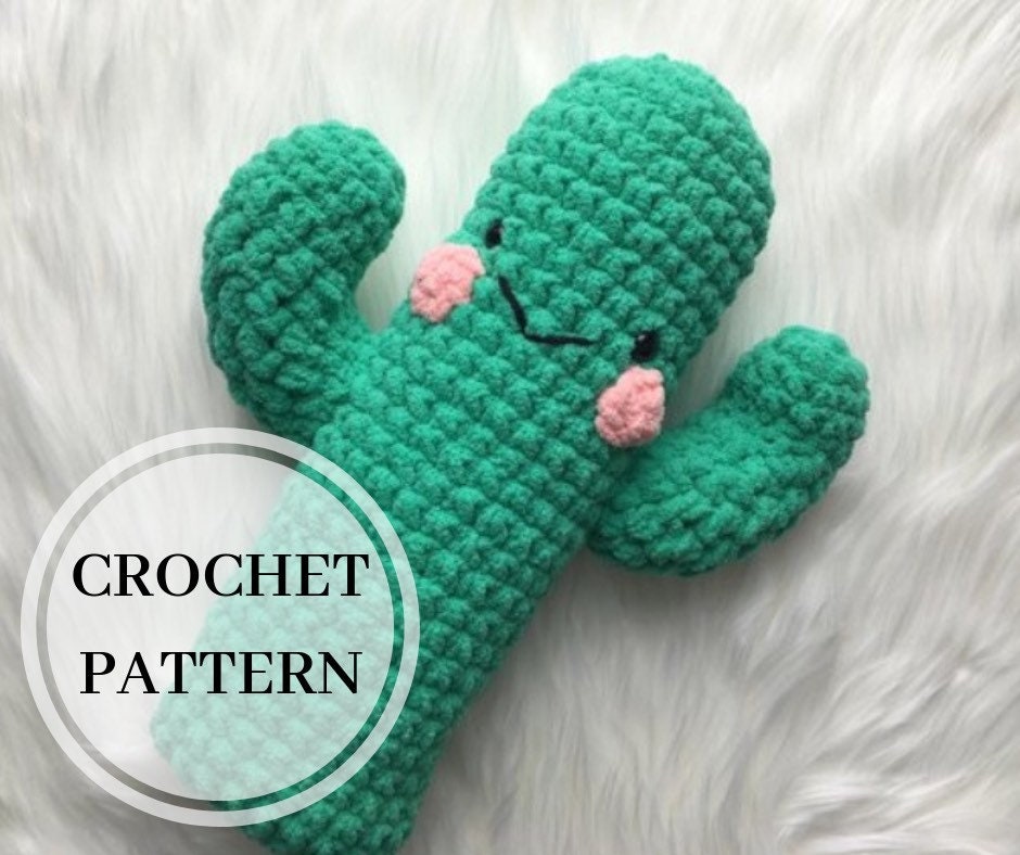 PDF PATTERN Claude the Cacti Crochet PDF Pattern Cactus Etsy