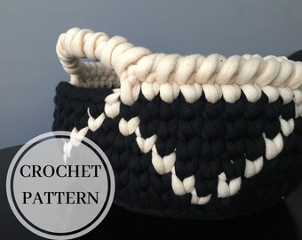 Basket Trio Crochet Pattern - PDF Pattern - Beginner Pattern - Easy Crochet Pattern - Crochet Decor - Crochet Baskets