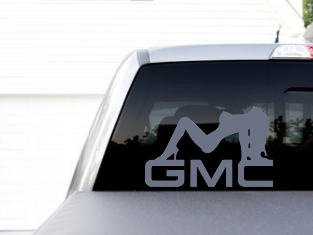 GMC Truck Decals, Truck Decals, Men Decals, Decals, Window Truck Decals
