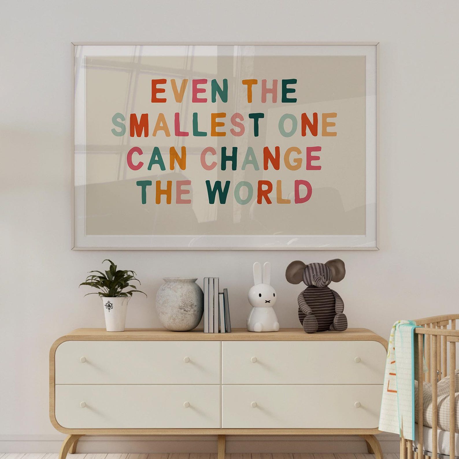 Even the Smallest One Can Change the World Printable Wall Art, Boho ...