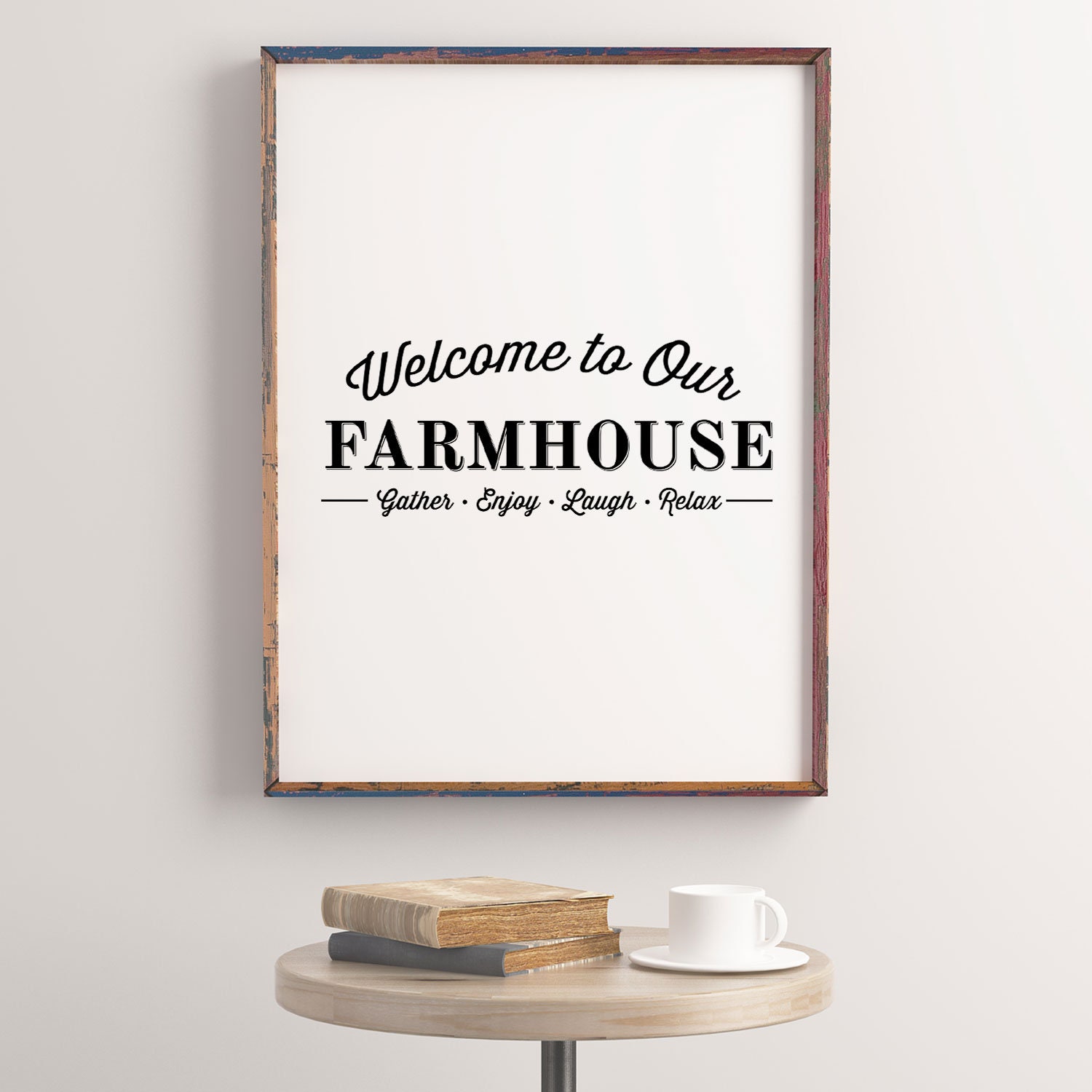Welcome to our Farmhouse Printable Wall Art for Modern | Etsy