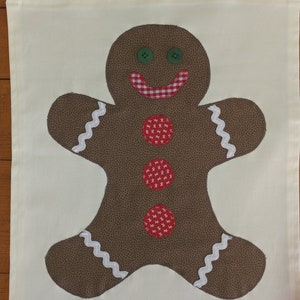 Gingerbread Man Garden Flag
