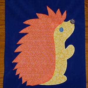 Hedgehog Garden Flag