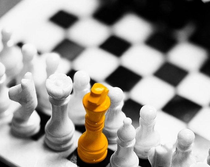 Handmade Marble Chess Set: Black & White Stone | Customizable Board Game Luxury Decor Gift