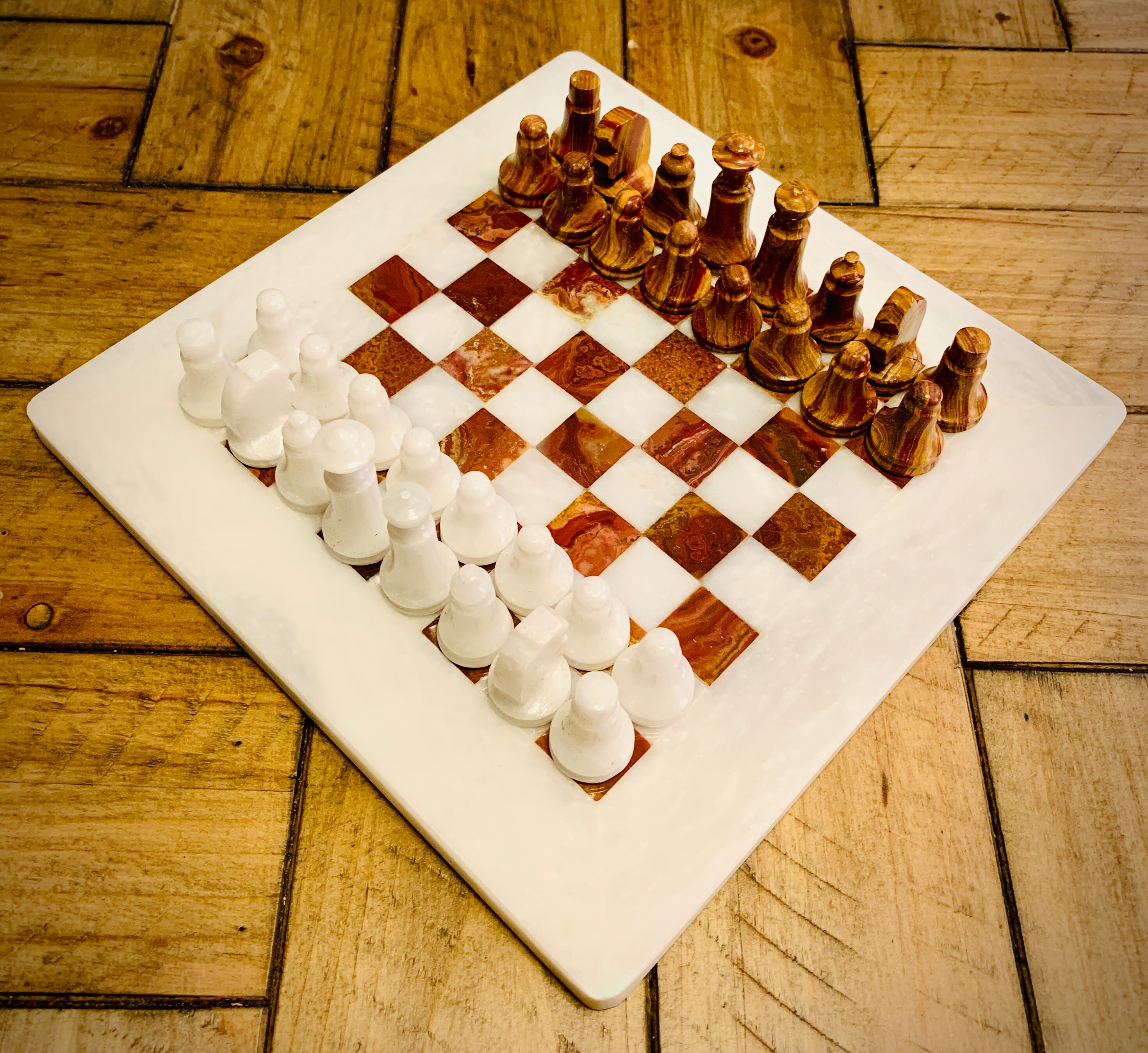 Vintage Marble Chess Set 8 Etsy
