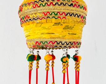 Handcrafted Wind Chime Light: Colorful Hanging Lantern