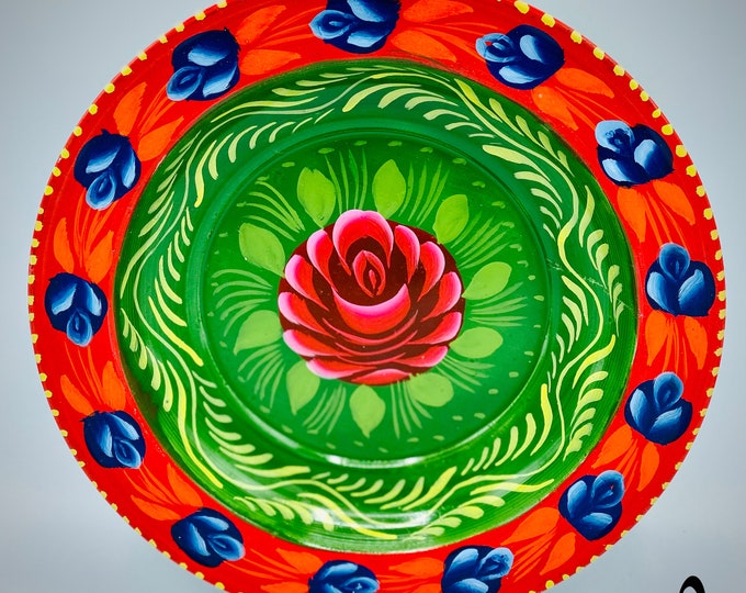 Hand Painted Truck Art Plate 10" | Unique Decor for Home & Kitchen | Gift Idea for Collectors and Art Lovers