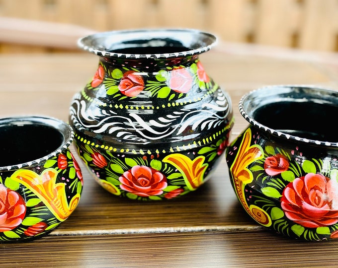 Matki - Colorful Artisan Matki Set | Indian Inspired Home Decor & Gifts | Handmade Ceramic Pottery