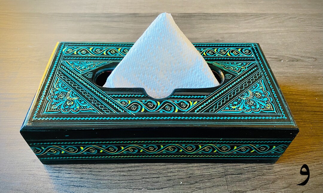Handmade Wooden Tissue Box: Naksheen Art Decor - Etsy