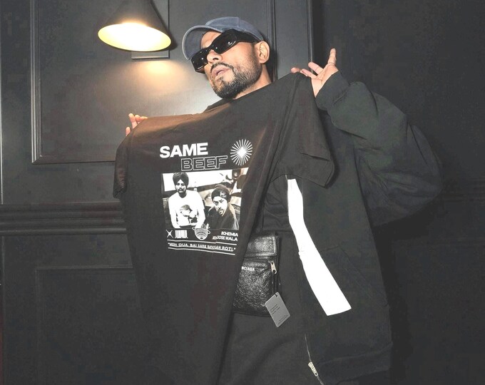 BOHEMIA x Sidhu Moose Wala Signature T-Shirt – Limited Edition Unisex Cotton Tour Merch