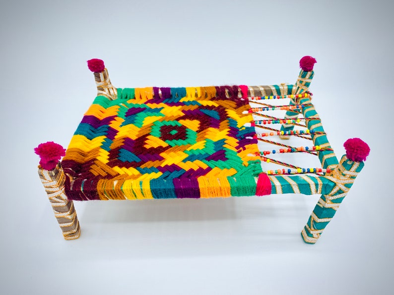 Handmade Home Decoration Charpai Bed Manji image 5