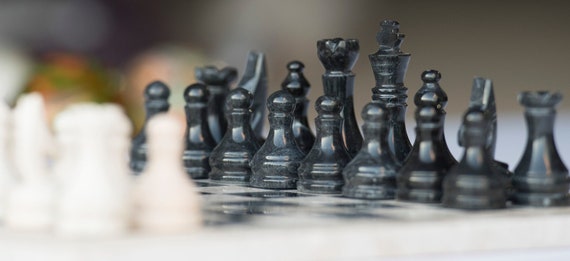 Marble Onyx Chess Pieces | Hand-Polished Stone Replacement Set