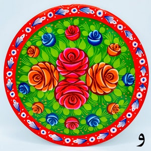 Hand Painted Truck Art Tray: 12&quot; Decorative Serving Tray