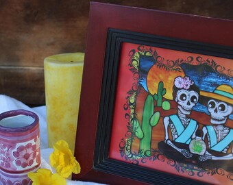 Day of the Dead Art Print, 8x10, 5x7 (Digital Download)