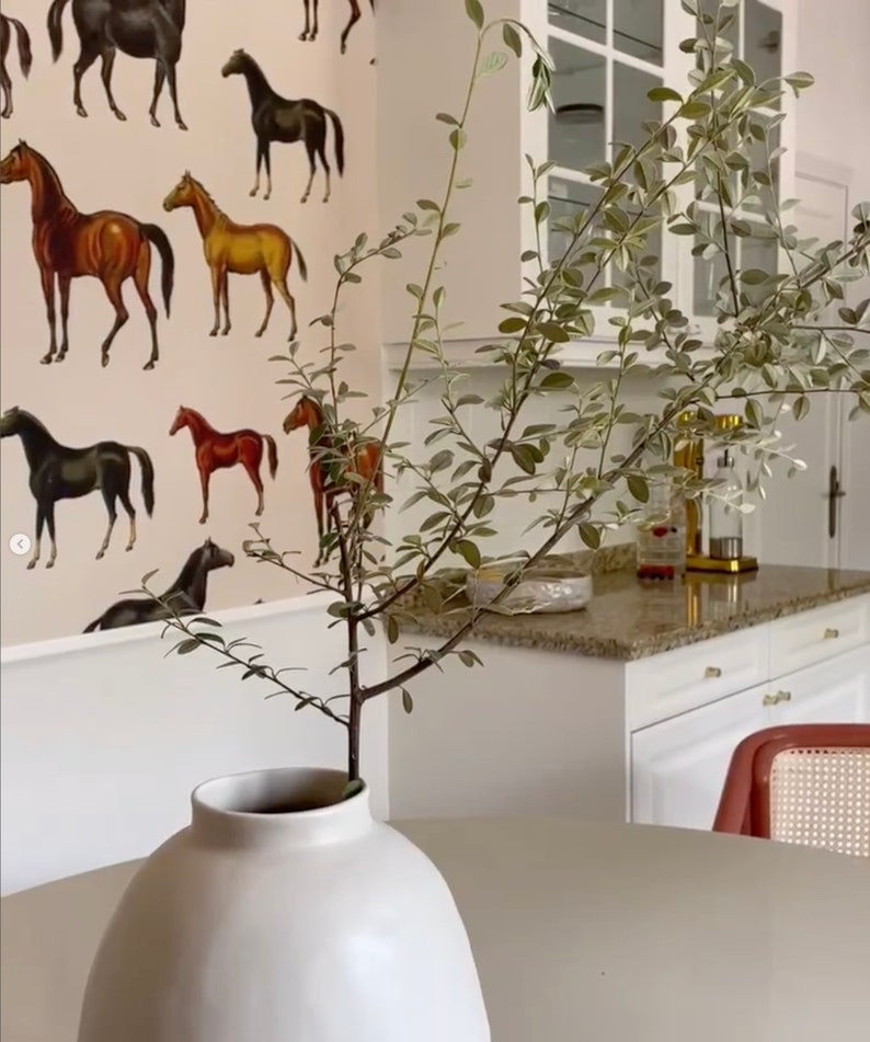Horses Beige - Wallcolors - Vintage Wallpapers - Kitchen decor