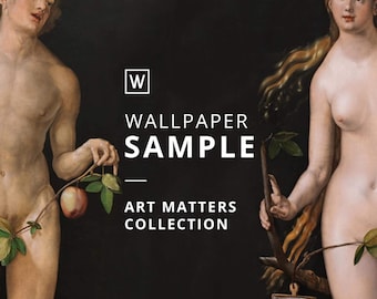 WALLPAPER SAMPLE W11.8"xH33" #A1-A19 || ART matters ||  wall mural, vinyl material, peel&stick, art deco wallpaper, living room decor