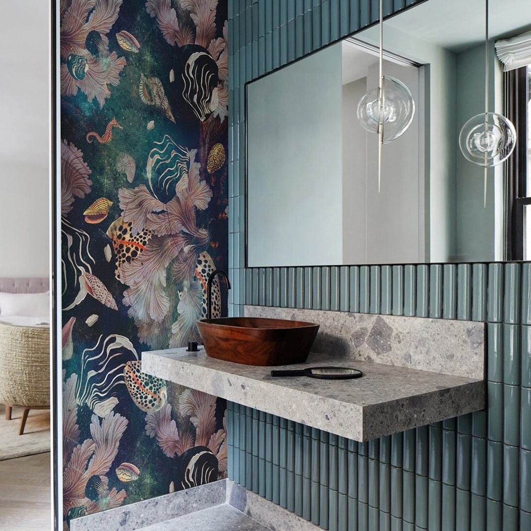Waterproof Wallpaper for Bathroom - Etsy Waterproof Wallpaper for Bathroom - Etsy