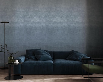 Blue Organic Texture Peel and Stick Wallpaper: Modern Minimalist Wall Decal #S2