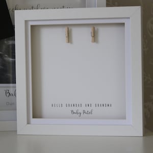 Personalised Grandad & Grandma Scan Frames