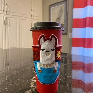 Llama Cup Cozy
