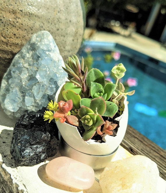 large planter pots on sale Slim Extra Large Planter By Plantatorem Falling Blue / Set of 3 main image 1