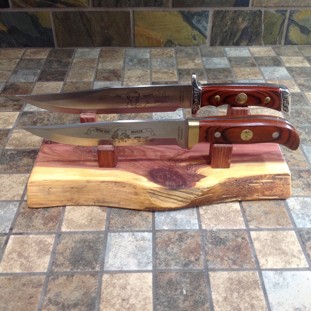 Rustic Knife Display Knife Display Rustic, Knife Holder,knife Display Wood, Knife Display ...