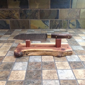 Knife display rustic, knife holder,knife display wood, Knife display handmade, pocket knife display,Knife holder unique, knife stand wood