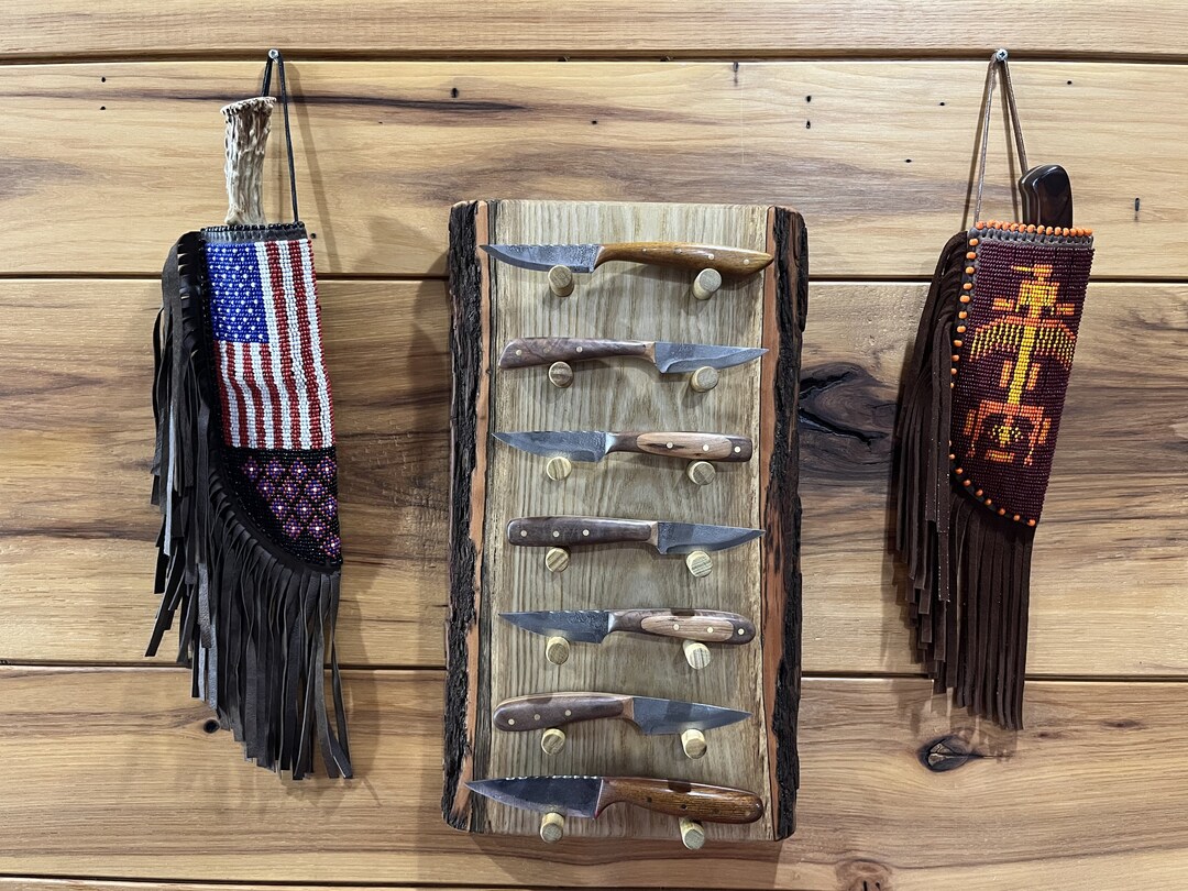 Knife Display Rustic,unique Knife Display, Wood Knife Display, Rustic