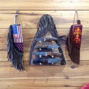Knife display wood,knife holder,Knife display handmade,Pocket knife display,Rustic knife display,Knife wall display,unique knife stand
