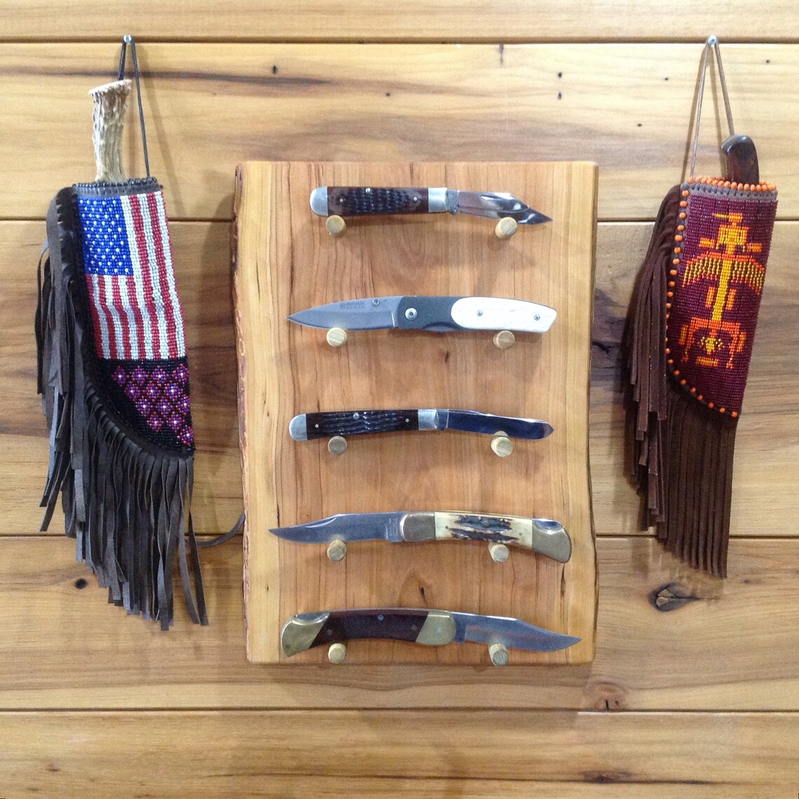 Rustic Knife Display Knife Display Rustic,knife Display,knife Display Handmade,unique Knife ...