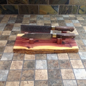 Knife display rustic, knife holder,knife display wood, Knife display handmade, pocket knife display,Knife holder unique, knife stand wood